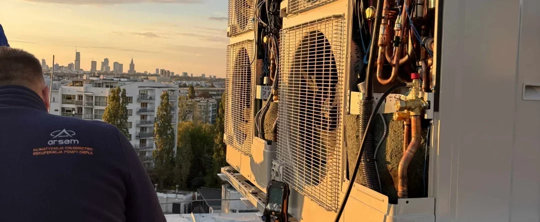 Klimatyzacja Warszawa - Montaż systemu VRF w budynku administracyjnym