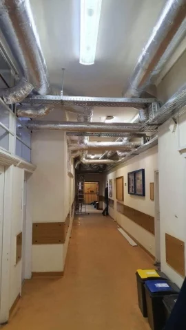 Montaż wentylacji w Szkole w Łodzi