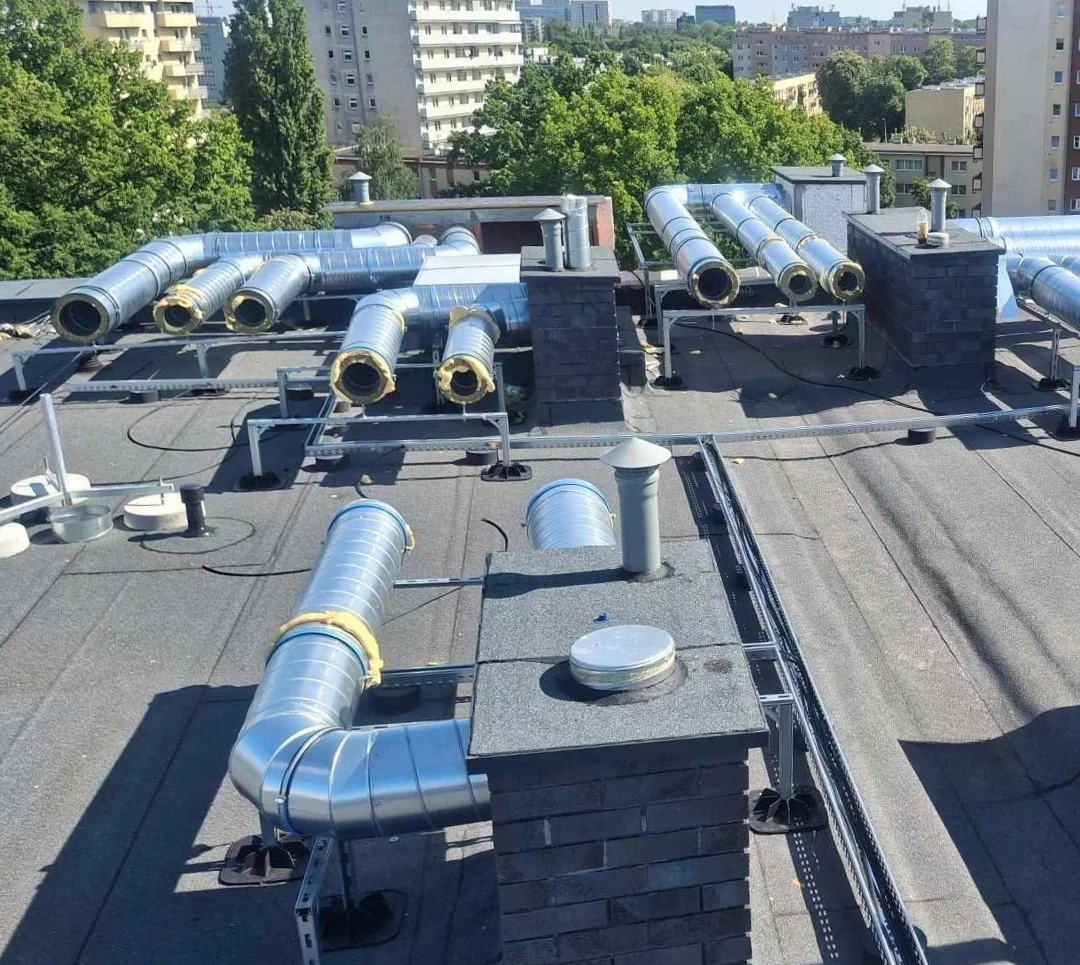Rekuperacja Łódź - Prace instalacyjne przy wentylacji i rekuperacji w budynku publicznym