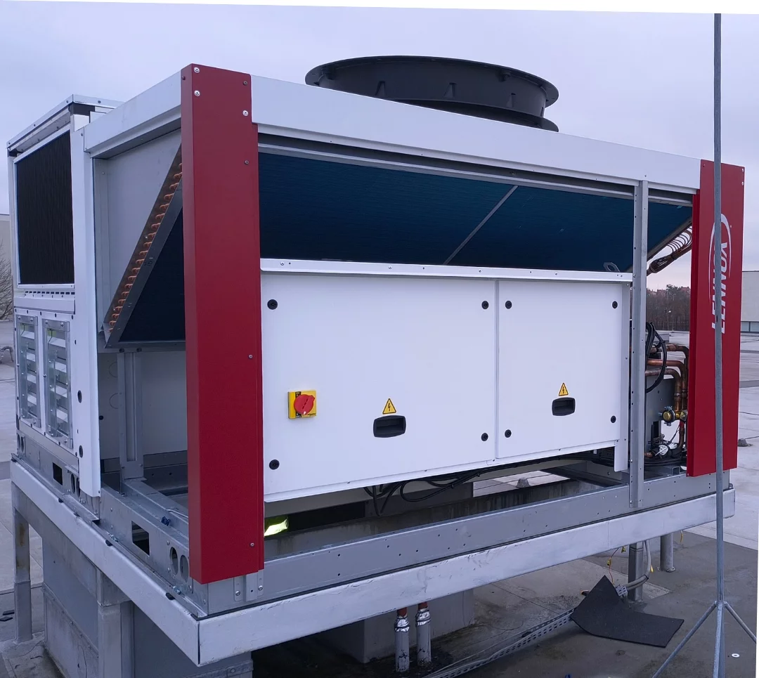 Wymiana centrali dachowej rooftop w jednej z lokalizacji dużej sieci sklepów spożywczych w Olsztynie