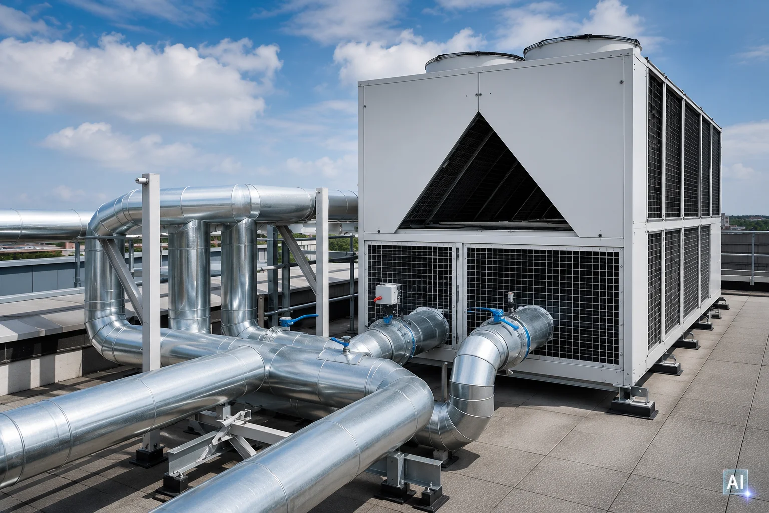 Systemy VRF dla instytucji publicznych w Łodzi – zewnętrzna instalacja klimatyzacji ARSEM